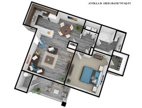 Zinc 1x1A D-4304 floor plan